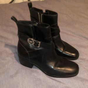 Michael Kors mk black ankle boots